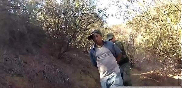  Virgin blowjob Mexican border patrol agent has his own ways to fend